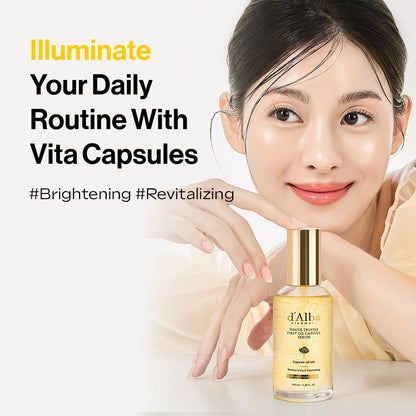 d'alba Piedmont White Truffle Oil Capsule Serum - Lahab Beauty | لهب بيوتي