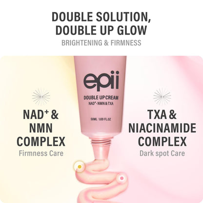 epii Double Up NAD+ NMN & TXA Cream 50ml - Lahab Beauty | لهب بيوتي