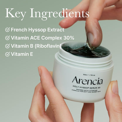 Arencia Glass Skin Care Duo – Rice Mochi Facial Cleanser + Glow Hyssop Overnight Mask Serum ✨💧 - Lahab Beauty | لهب بيوتي