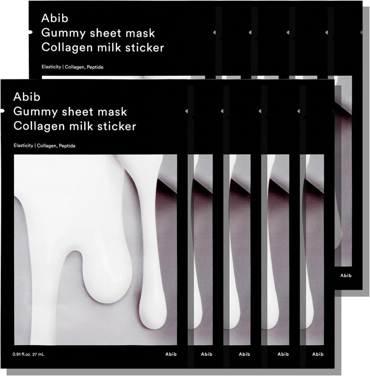 ABIB Gummy Sheet Mask Milk Sticker Collagen (30g x 10ea) - Lahab Beauty | لهب بيوتي