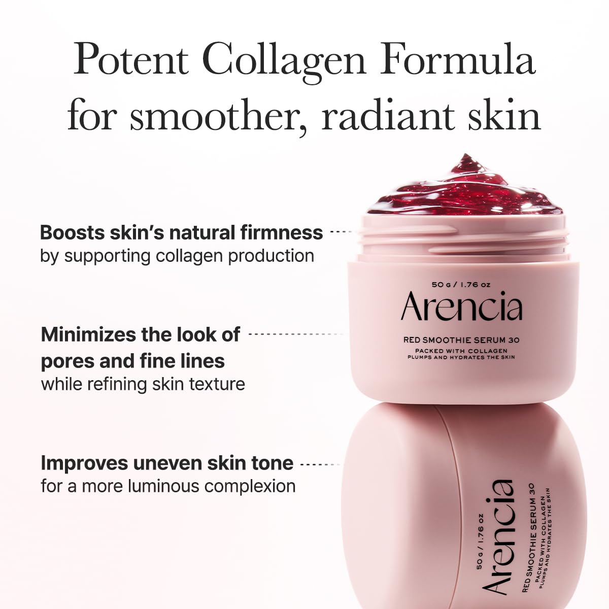 Arencia Overnight Red Smoothie Face Mask Serum (Pack of 2) ❤️✨ - Lahab Beauty | لهب بيوتي