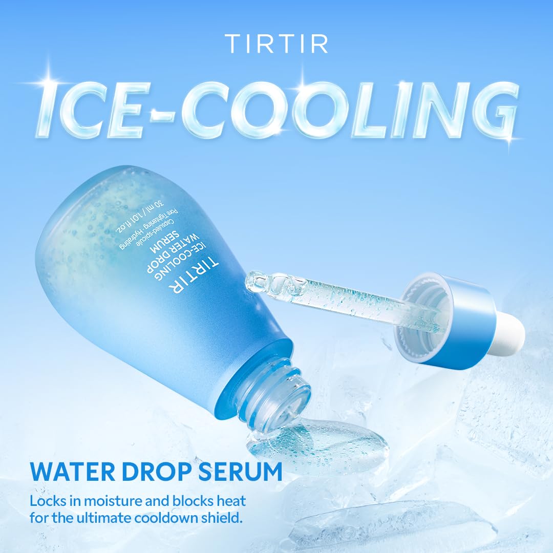 TIRTIR Ice-Cooling Water Drop Serum – 1.01 fl oz / 30ml 🧊💧 - Lahab Beauty | لهب بيوتي