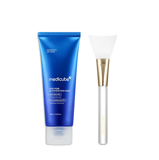 Medicube Zero Pore Blackhead Mud Mask with Jelly Brush 🧼✨ - Lahab Beauty | لهب بيوتي