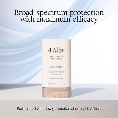 d’Alba Air Fit Fresh Sunscreen Stick SPF50+ (20g) - Lahab Beauty | لهب بيوتي