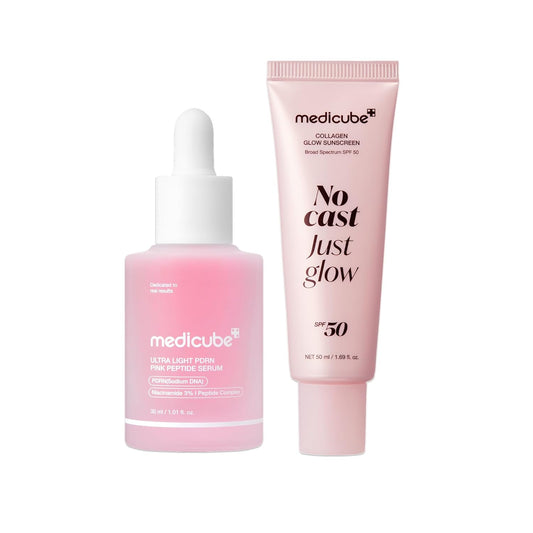 MEDICUBE Sun-Ready Glow & UV Shield Duo - Lahab Beauty | لهب بيوتي