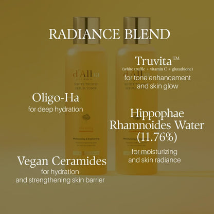d'alba Piedmont White Truffle Vita Toning Serum Toner - Lahab Beauty | لهب بيوتي