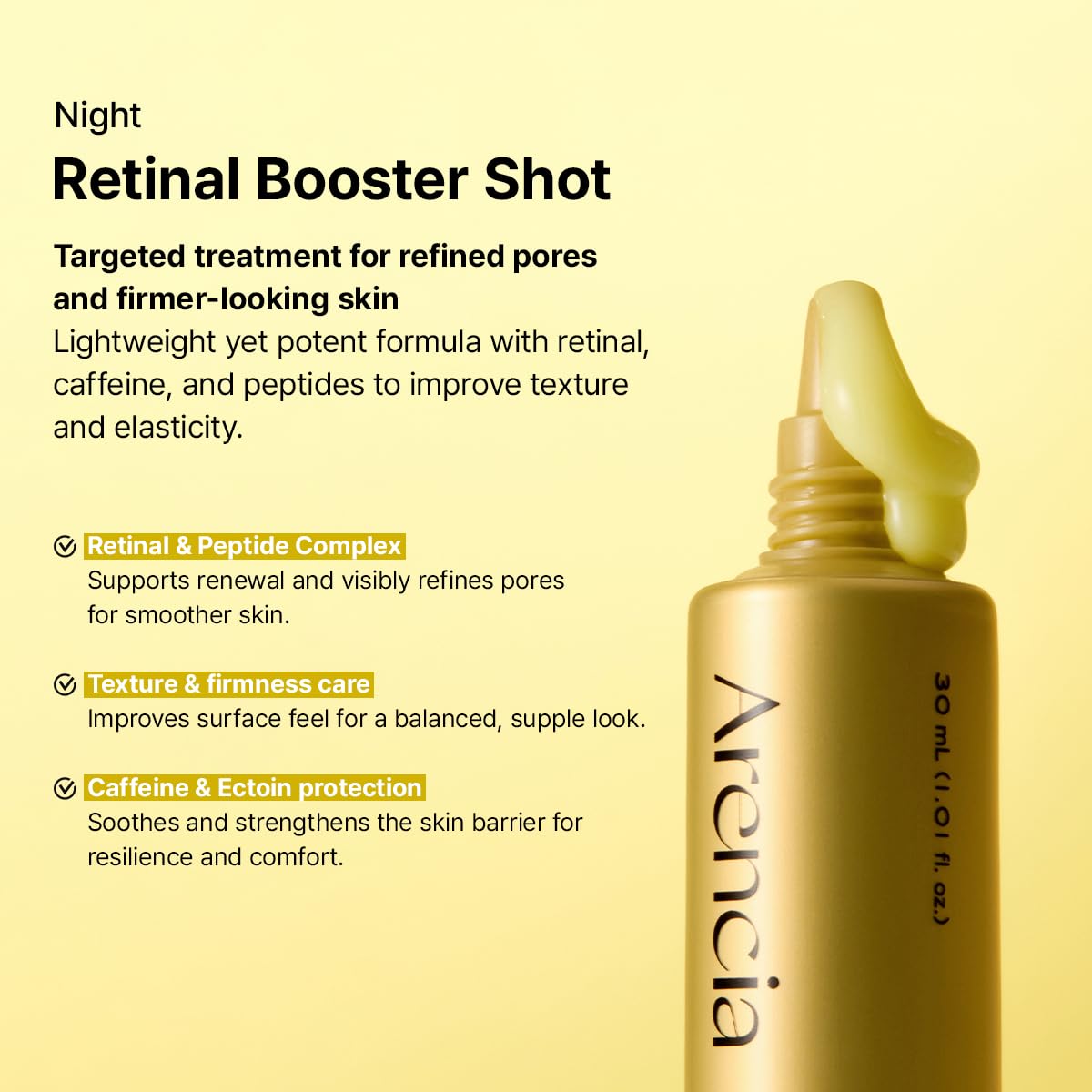 Arencia Vitamin C and Retinal Booster Shot Duo - for Dark-spot care and Tightening Fine Lines, Pore, Wrinkles - Gift Set - Lahab Beauty | لهب بيوتي