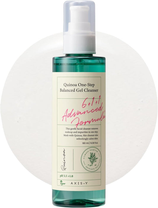 [AXIS-Y] Quinoa One Step Balanced Gel Cleanser - 180 ml - Lahab Beauty | لهب بيوتي