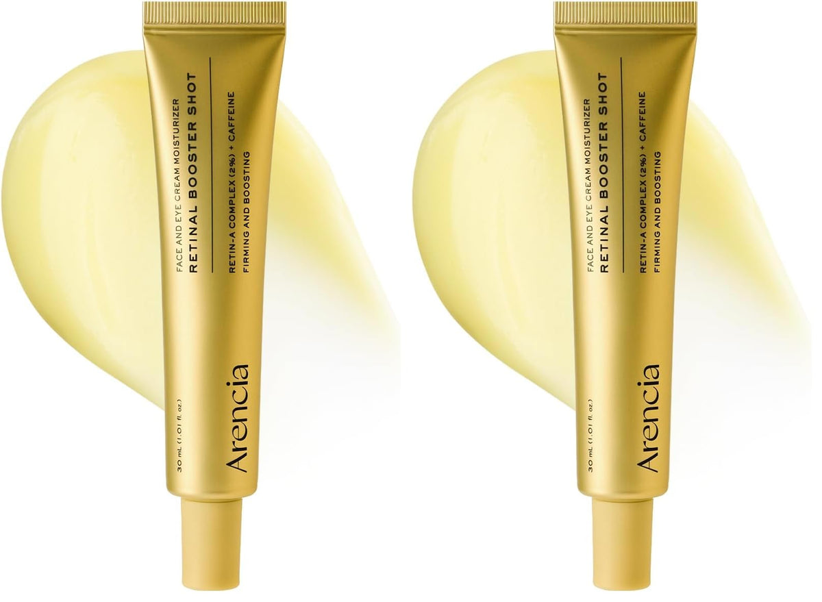 Arencia Retinal Booster Shot Serum (Pack of 2) – Advanced Firming Night Serum (30ml / 1.01 fl oz each) 🌙✨ - Lahab Beauty | لهب بيوتي