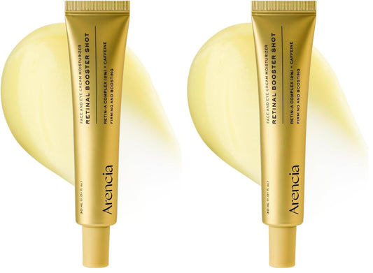 Arencia Retinal Booster Shot Serum (Pack of 2) – Advanced Firming Night Serum (30ml / 1.01 fl oz each) 🌙✨ - Lahab Beauty | لهب بيوتي