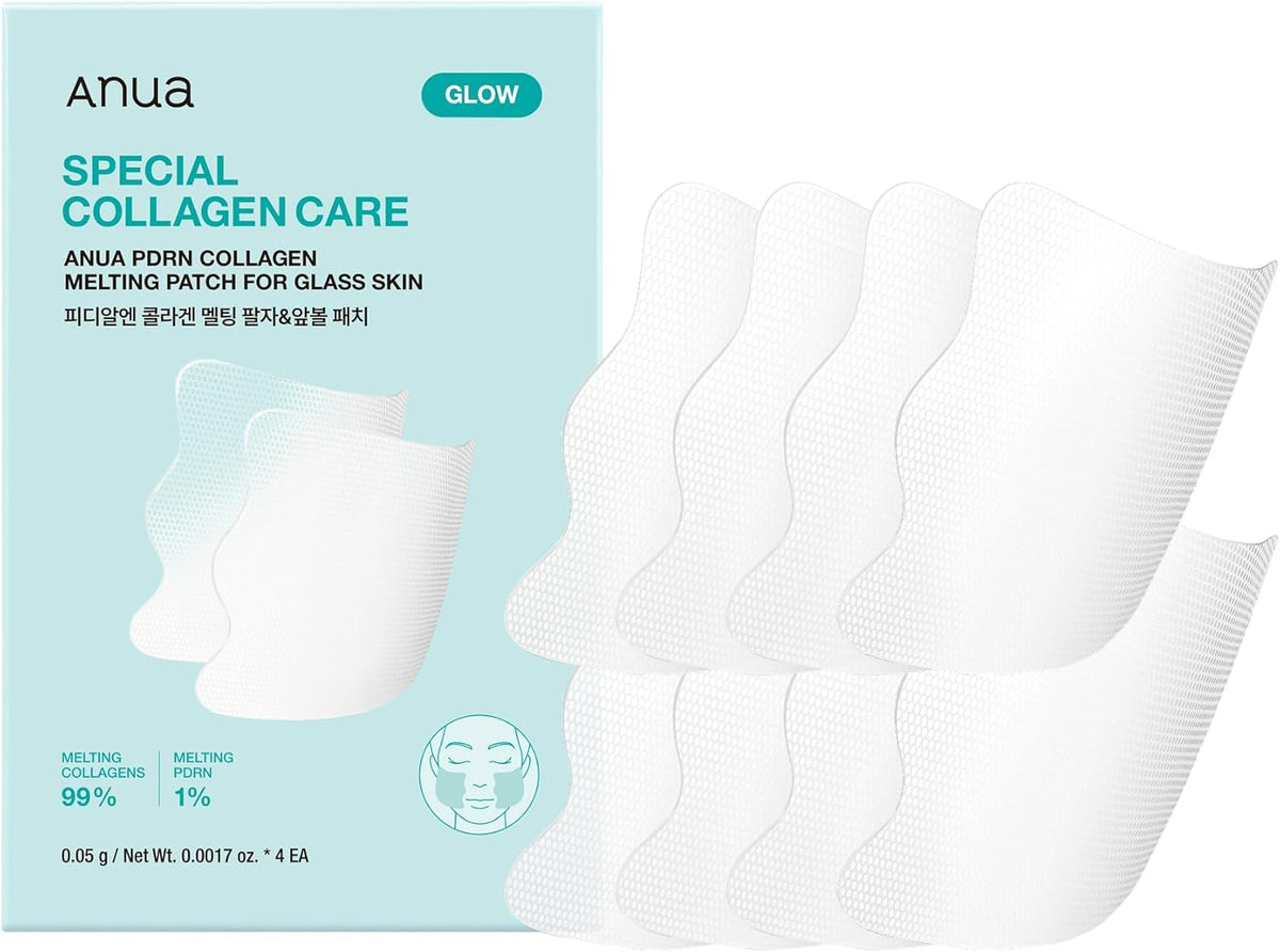 Anua PDRN Collagen Melting Patch For Glass Skin (4 Patches) - Lahab Beauty | لهب بيوتي