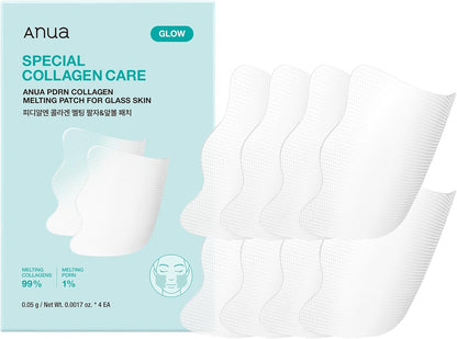 Anua PDRN Collagen Melting Patch For Glass Skin (4 Patches) - Lahab Beauty | لهب بيوتي