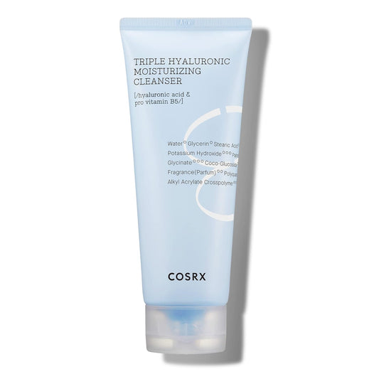 COSRX Hydrium Triple Hyaluronic Moisturizing Cleanser (150ml / 5.07 fl oz) 💧✨ - Lahab Beauty | لهب بيوتي