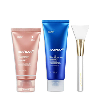 MEDICUBE Korean Viral Glass Skin Mask Duo - Lahab Beauty | لهب بيوتي