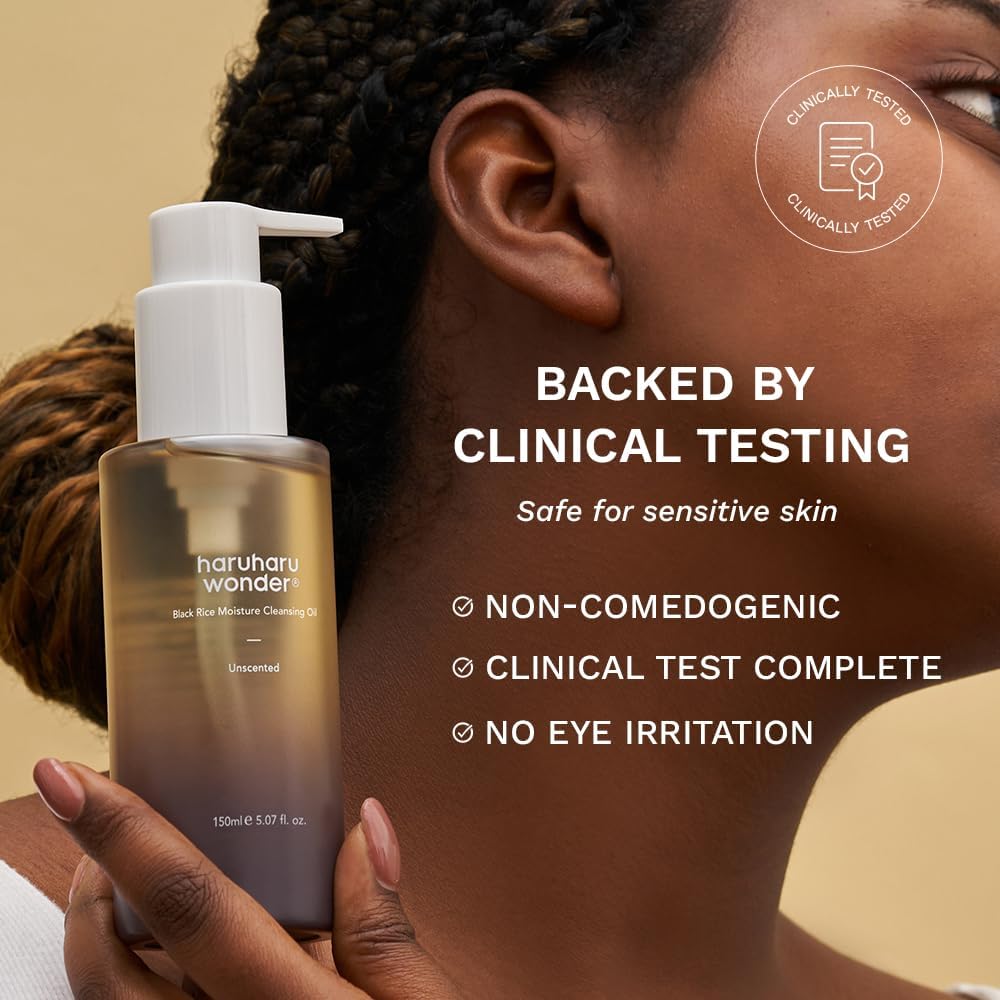 haruharu wonder Black Rice Moisture Deep Cleansing Oil - Lahab Beauty | لهب بيوتي