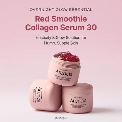 Arencia Overnight Red Smoothie Face Mask Serum (Pack of 2) ❤️✨ - Lahab Beauty | لهب بيوتي