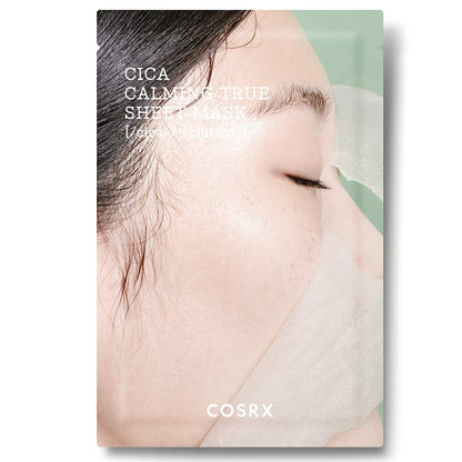 COSRX Cica Calming True Sheet Mask (21ml / 0.71 fl oz) 🌿💧 - Lahab Beauty | لهب بيوتي
