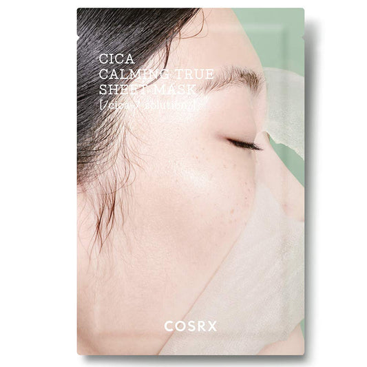 COSRX Cica Calming True Sheet Mask (21ml / 0.71 fl oz) 🌿💧 - Lahab Beauty | لهب بيوتي