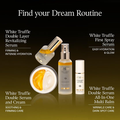 d’Alba White Truffle Revitalizing Vegan Double Serum (30ml) - Lahab Beauty | لهب بيوتي