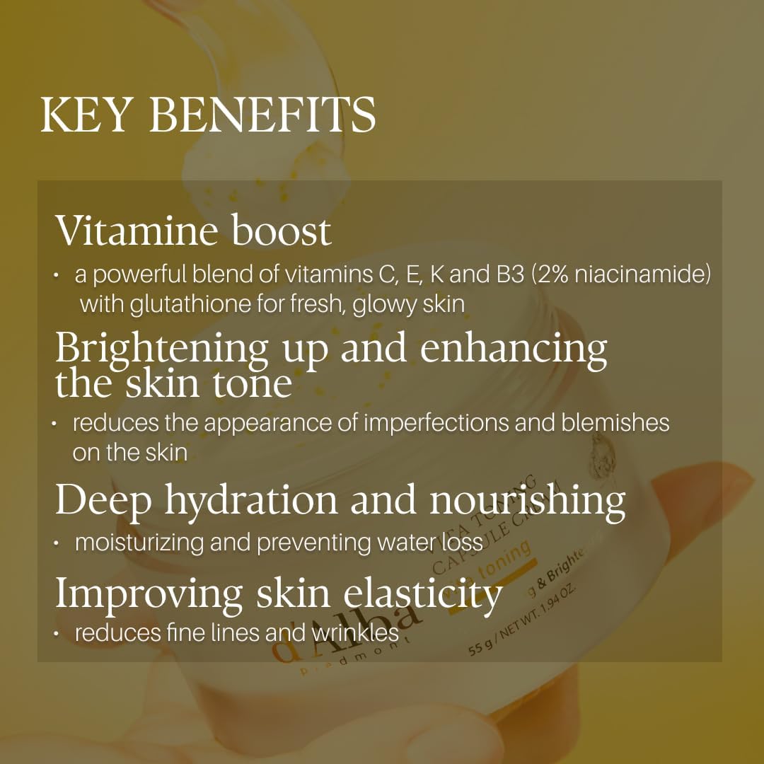 d’Alba Vita Toning Capsule Cream (55g) - Lahab Beauty | لهب بيوتي