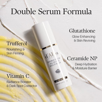 d’Alba Piedmont Italian White Truffle Double Serum All-in-One Multi Balm - Lahab Beauty | لهب بيوتي
