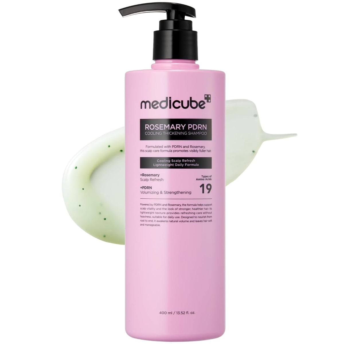 Medicube Rosemary PDRN Clarifying Shampoo (400ml / 13.52 fl. oz) 🌿🧼 - Lahab Beauty | لهب بيوتي