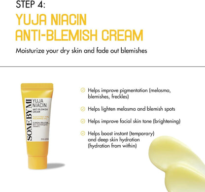 Some By Mi Yuja Niacin Anti-Blemish Starter Kit | Set of 4 Travel Kit | - Lahab Beauty | لهب بيوتي