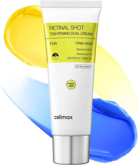 Celimax The Vita-A Retinal Shot Tightening Dual Cream (50ml) - Lahab Beauty | لهب بيوتي