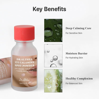 Dr.Althea 15% Calamine Spot Powder 15ml - Lahab Beauty | لهب بيوتي