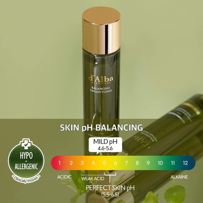 d'Alba Piedmont Italian White Truffle Balancing Vegan Toner (150ml) - Lahab Beauty | لهب بيوتي