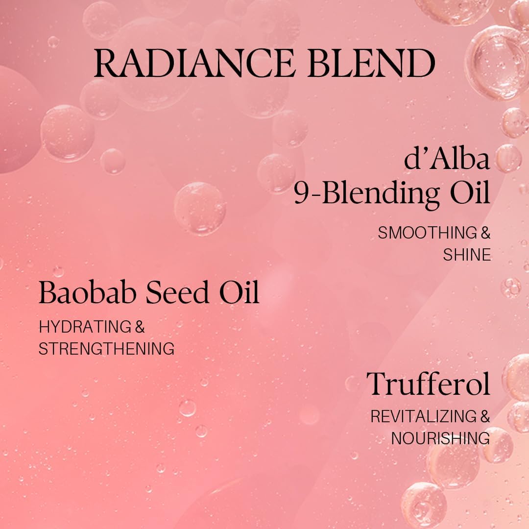 d'Alba Piedmont Italian White Travel Professional Hair Repair Aromatic Serum 50ML - Lahab Beauty | لهب بيوتي