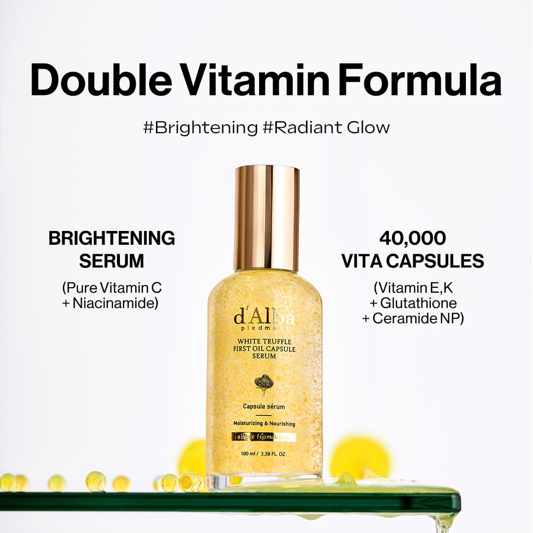 d'alba Piedmont White Truffle Oil Capsule Serum - Lahab Beauty | لهب بيوتي