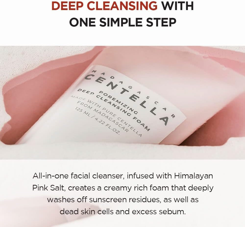 [SKIN 1004] Poremizing Deep Cleansing Foam - 125ml - Lahab Beauty | لهب بيوتي