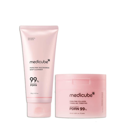 [Medicube] Salmon PDRN Daily Skincare Duo - Lahab Beauty | لهب بيوتي