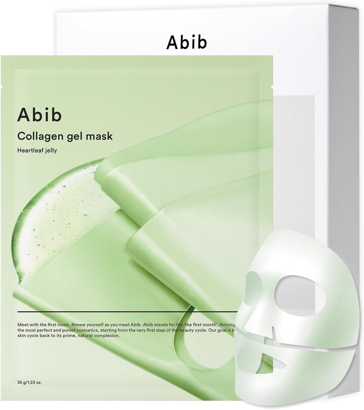 ABIB Collagen Gel Mask Heartleaf Jelly (35g x 10ea) - Lahab Beauty | لهب بيوتي