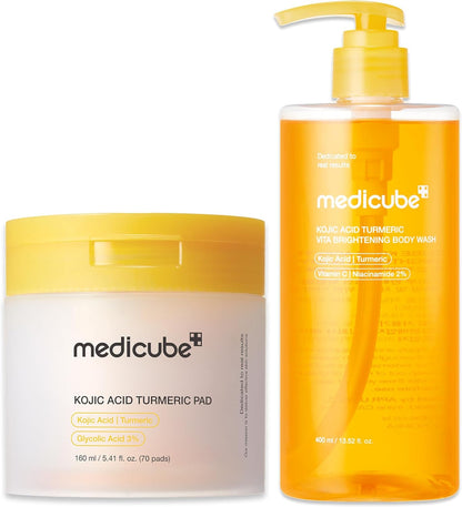 Medicube Kojic Acid Body Wash & Prep Duo - Lahab Beauty | لهب بيوتي
