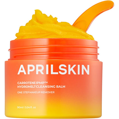 APRILSKIN Carrotene IPMP Hydromelt Cleansing Balm – 3.04 fl oz / 90ml 🍊✨ - Lahab Beauty | لهب بيوتي