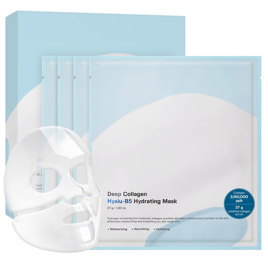 SUNGBOON EDITOR Deep Collagen Hyalu-B5 Hydrating Mask (37g x 4 Sheets) - Lahab Beauty | لهب بيوتي