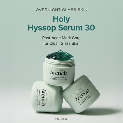 Arencia Glow Hyssop Overnight Face Mask Serum (Pack of 2) 🌙✨ - Lahab Beauty | لهب بيوتي