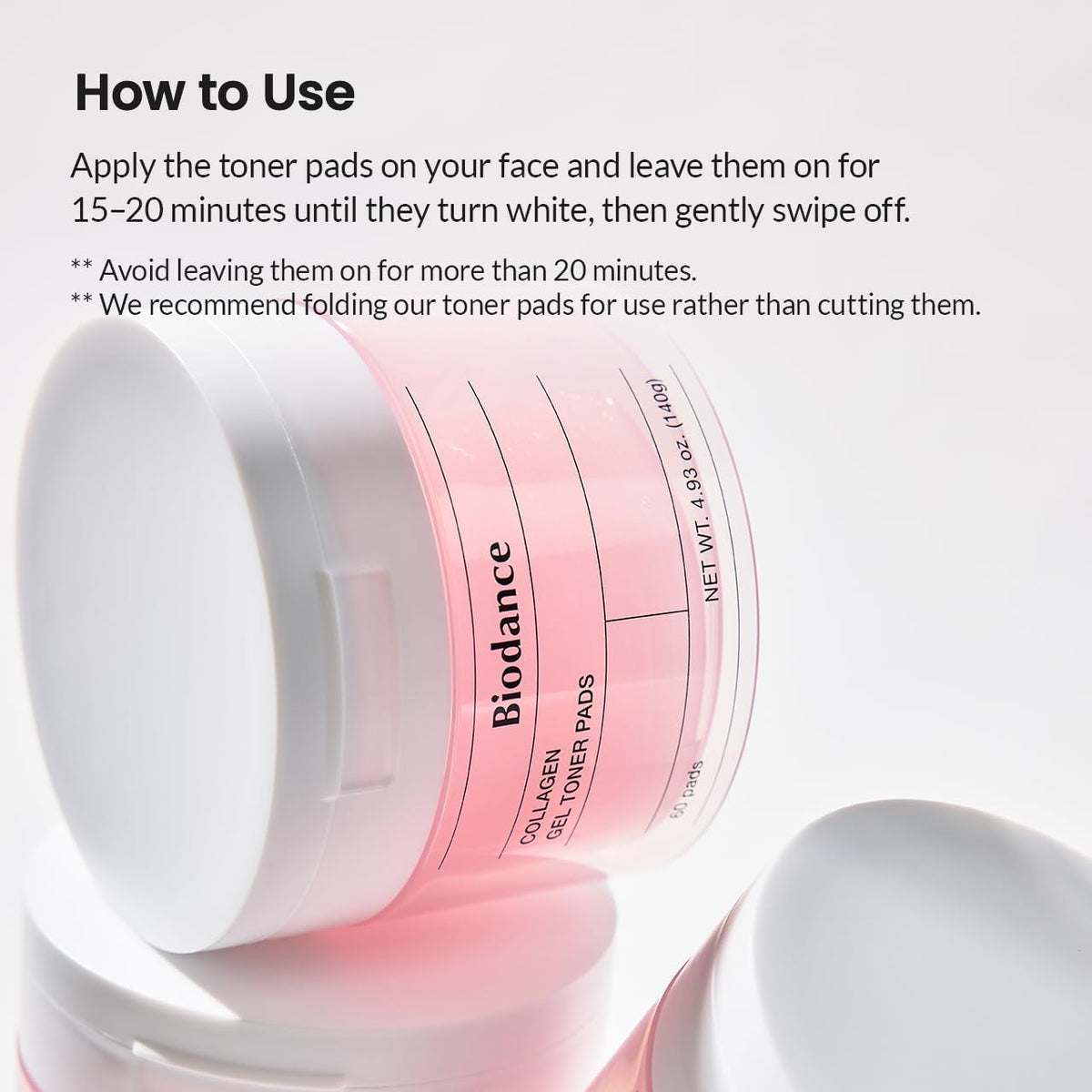 [Biodance] Collagen Gel Toner Pads (60 pads) - Lahab Beauty | لهب بيوتي