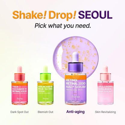 Purito Seoul Retinol Retinal 2000 NAD+ Serum 30ml - Lahab Beauty | لهب بيوتي