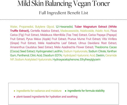 d'Alba Piedmont Italian White Truffle Balancing Vegan Toner (150ml) - Lahab Beauty | لهب بيوتي
