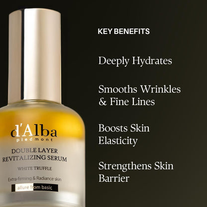 d’Alba White Truffle Revitalizing Vegan Double Serum (30ml) - Lahab Beauty | لهب بيوتي