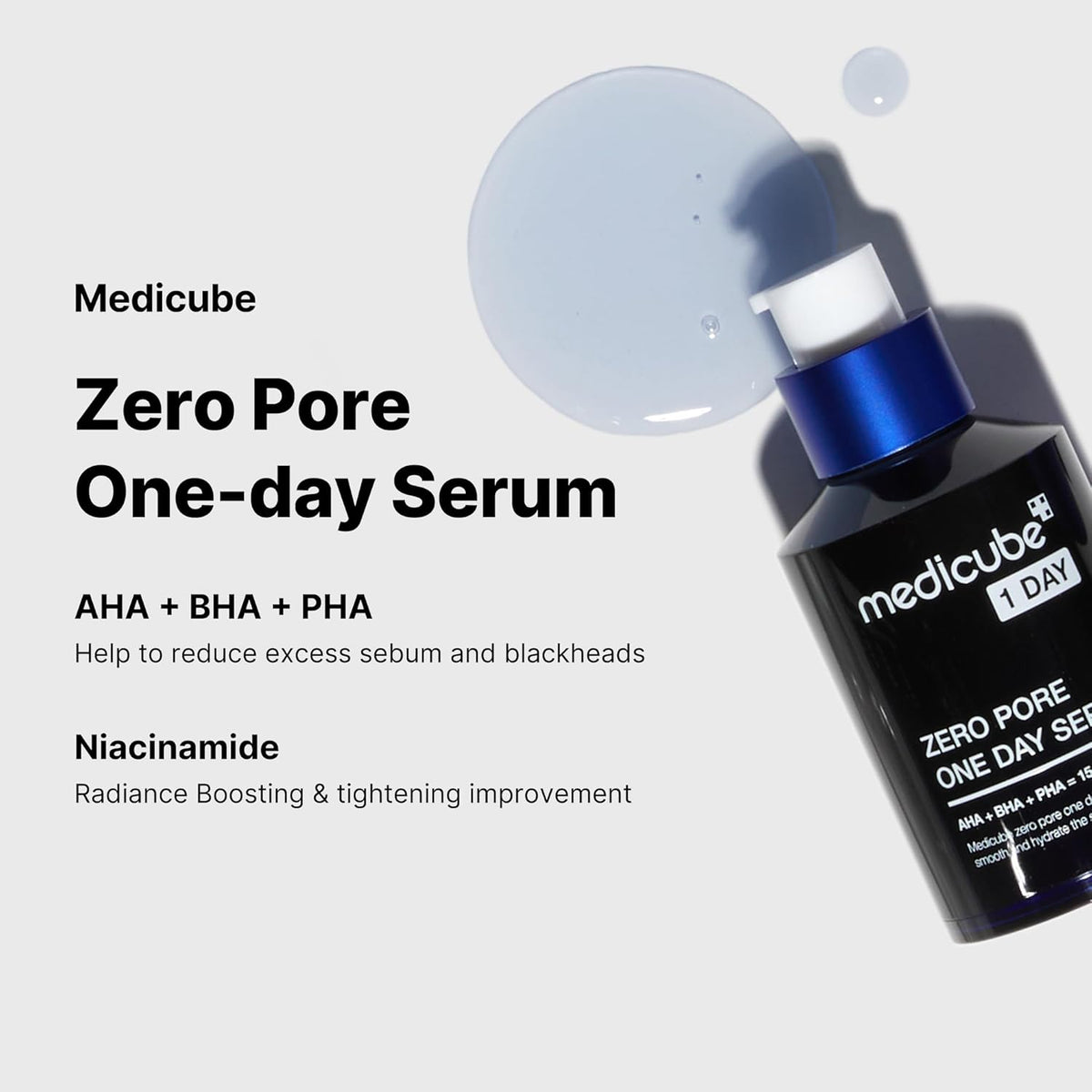 [Medicube] Zero Pore One-day Serum 30ml - Lahab Beauty | لهب بيوتي