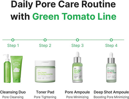 SUNGBOON EDITOR Green Tomato Pore Boosting Deep Shot Ampoule 30ml - Lahab Beauty | لهب بيوتي