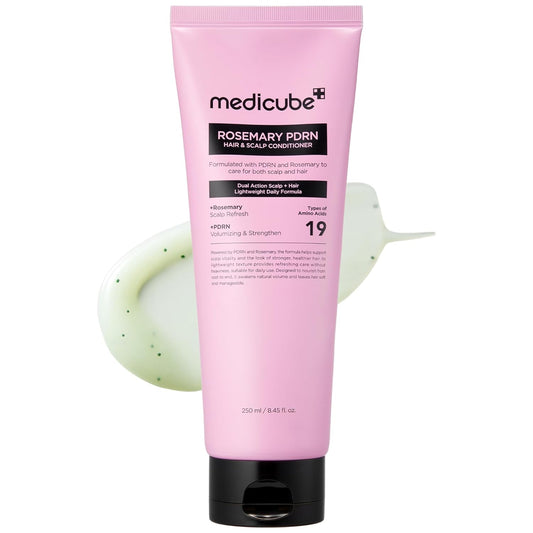Medicube Rosemary PDRN Scalp to Strand Nourishing Conditioner (250ml / 8.45 fl. oz) 🌿✨ - Lahab Beauty | لهب بيوتي