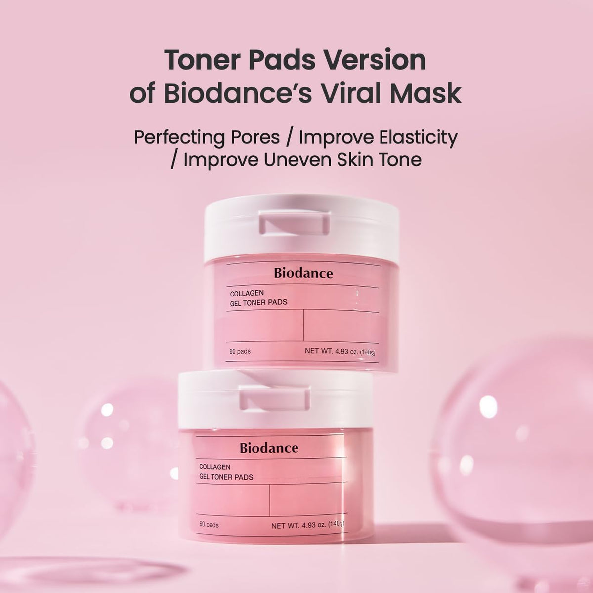 [Biodance] Collagen Gel Toner Pads (60 pads) - Lahab Beauty | لهب بيوتي