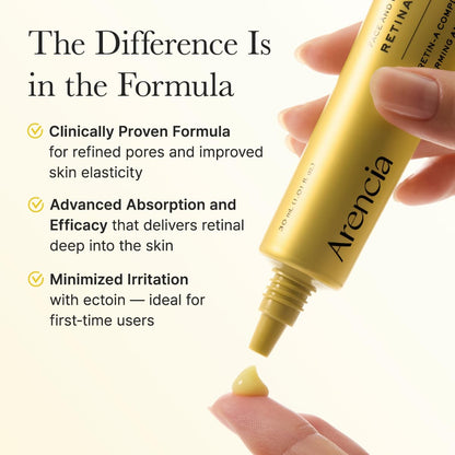 Arencia Retinal Booster Shot Serum (Pack of 2) – Advanced Firming Night Serum (30ml / 1.01 fl oz each) 🌙✨ - Lahab Beauty | لهب بيوتي