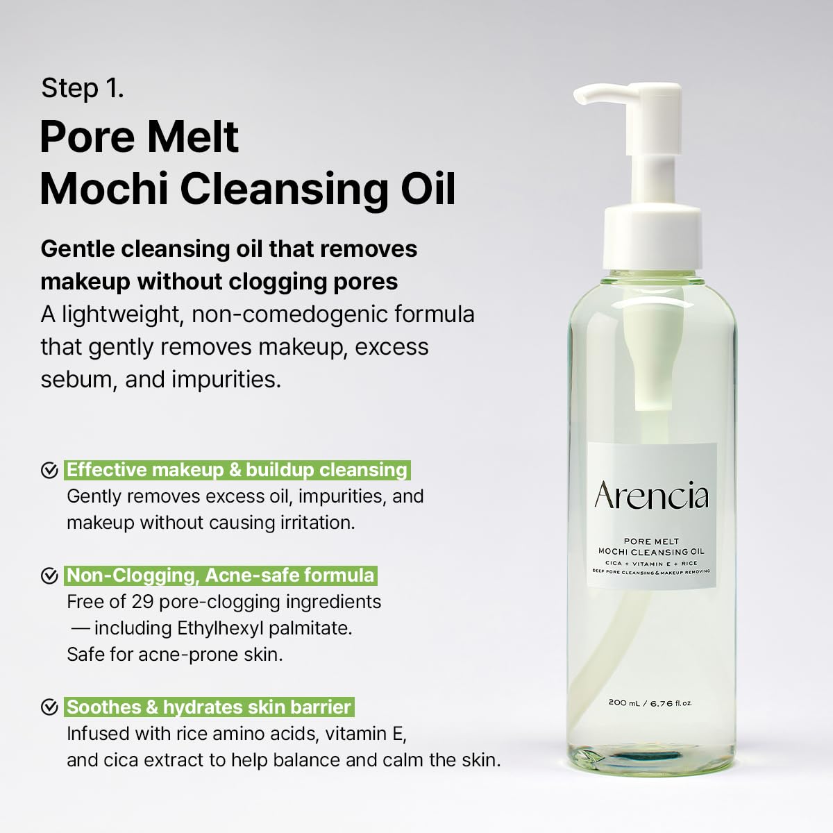 ARENCIA Rice Mochi Double Cleansing Duo – Clear Skin Routine for Acne-Prone Skin 🌿✨ - Lahab Beauty | لهب بيوتي