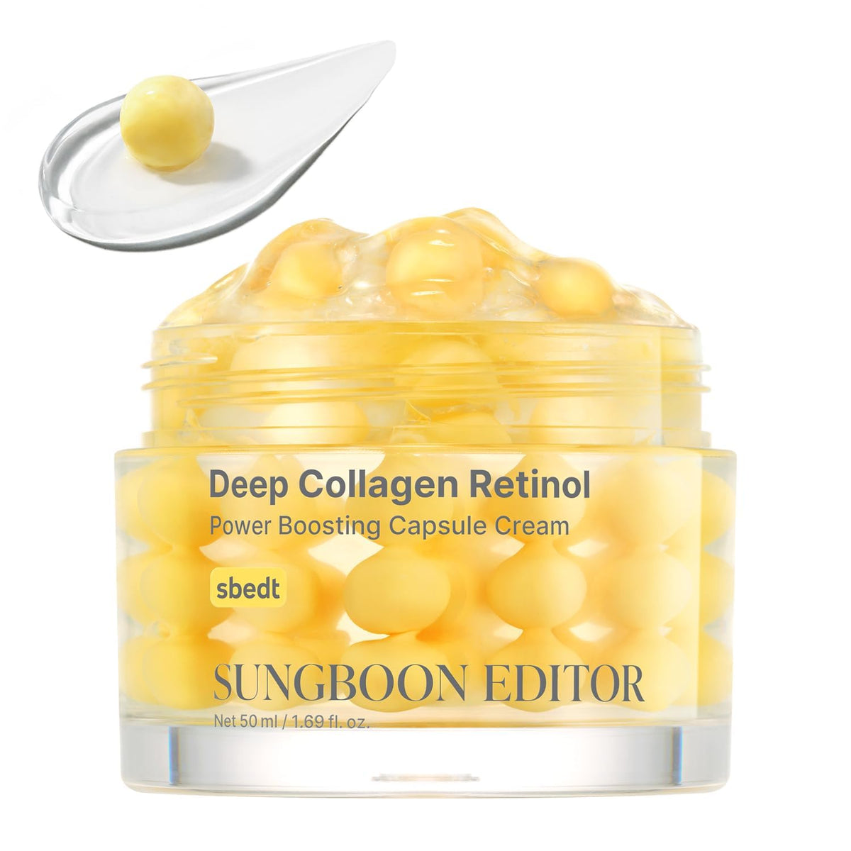 SUNGBOON EDITOR Deep Collagen Retinol Power Boosting Capsule Cream 50ml - Lahab Beauty | لهب بيوتي